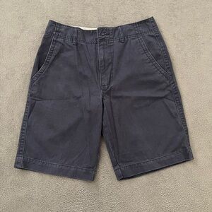 Old Navy Men's Dark Blue Flat Front Shorts